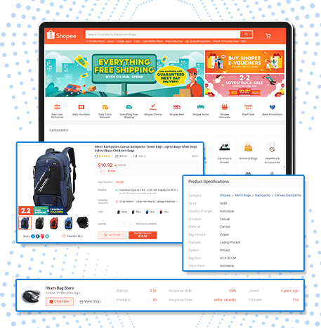 List Of Data Fields From Shopee Platform